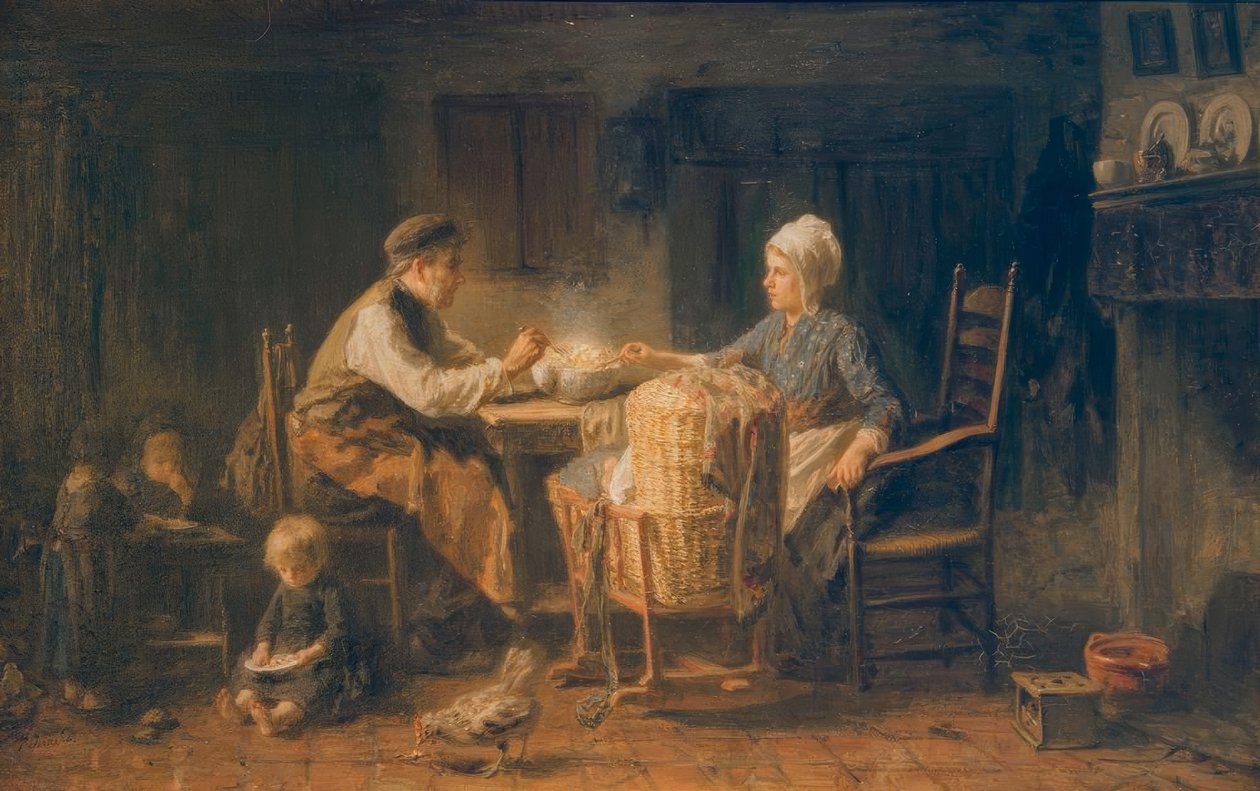 A refeição frugal de Jozef Israëls