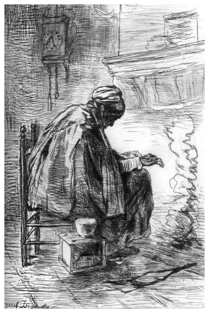 The Hearth, c1880-1882. de Jozef Israëls