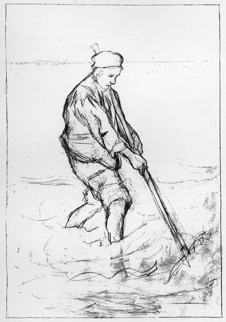 A luta pela vida, c1880-1882 de Jozef Israëls