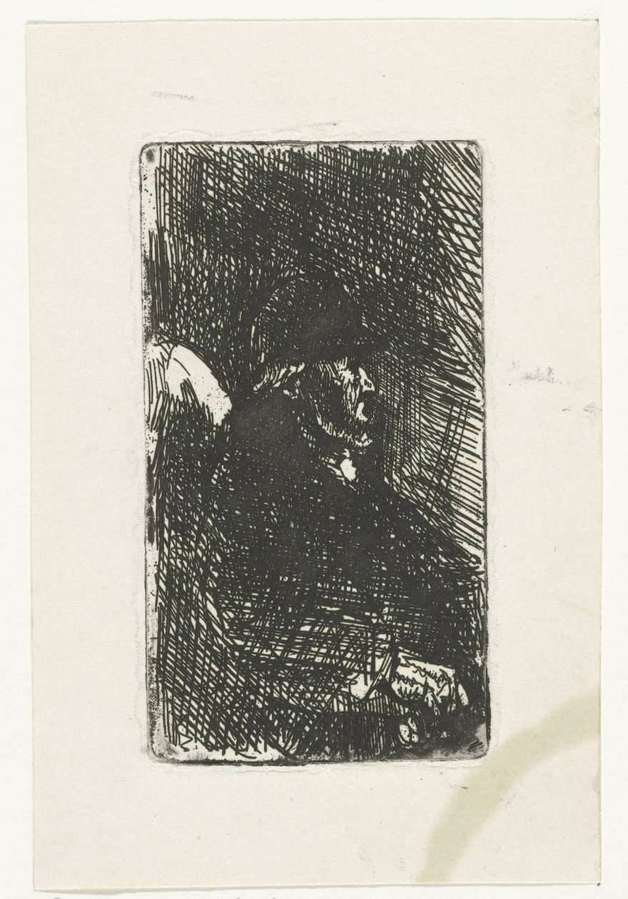 Velho sentado de Jozef Israëls
