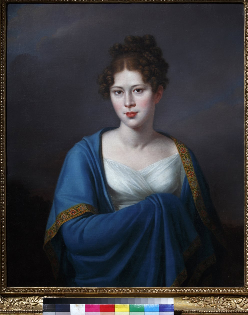 Comtesse Sofia Petrovna Lobanov Rostovsky - Retrato da Condessa Sofia Petrovna Lobanova-Rostovskaya (1798-1825), nee Lopukhina - Jozef Oleszkiewicz (1777-1830). Óleo sobre tela de Jozef Oleszkiewicz