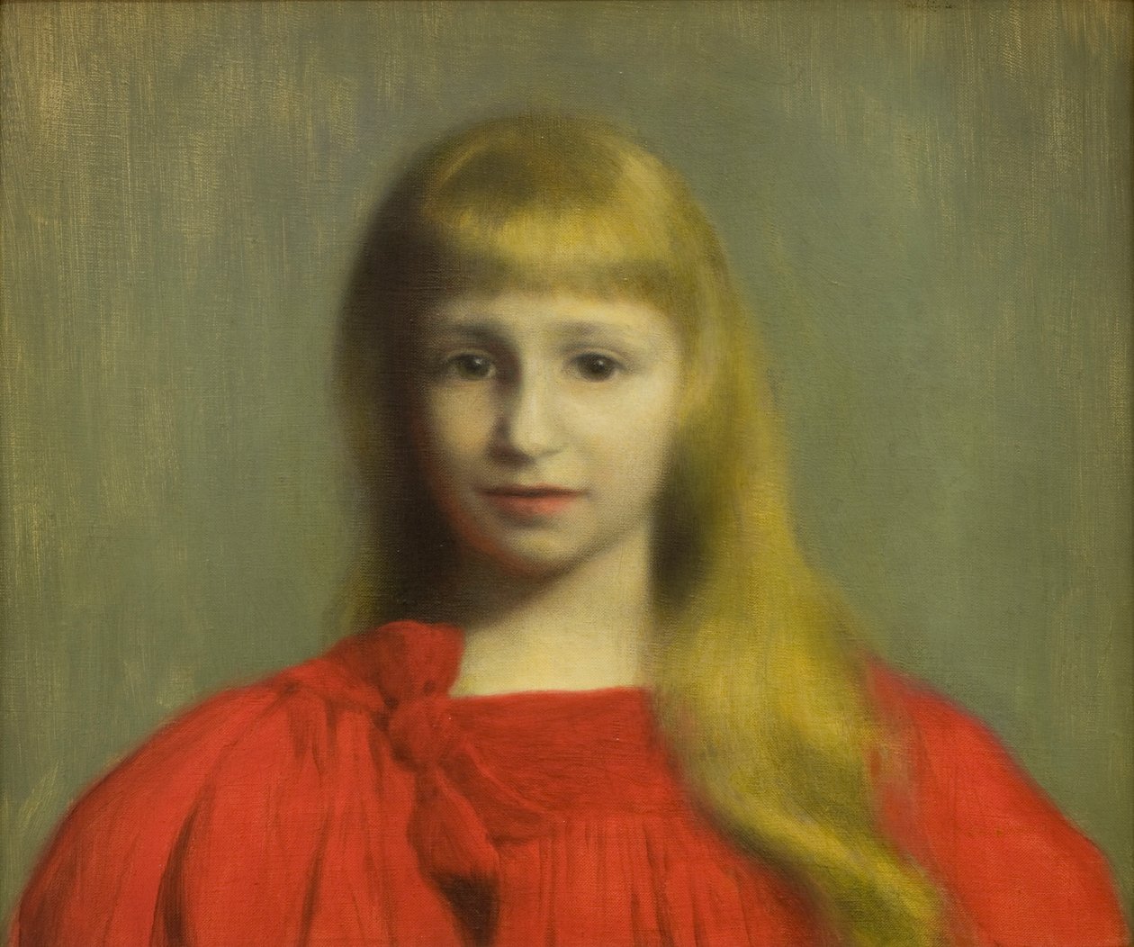 Rapariguinha de Vestido Vermelho de Jozef Pankiewicz