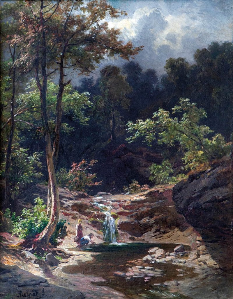 Erdei pataknEnglish: Forest Creekn de Jozsef Molnar