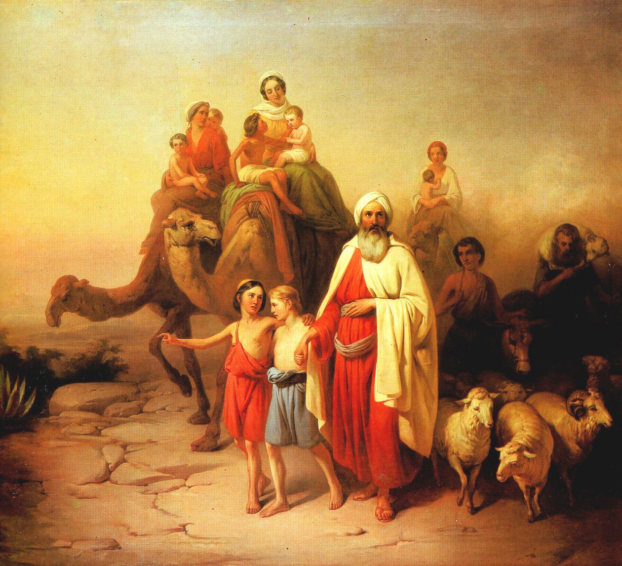 Viagem de Abraão de Ur a Canaã de Jozsef Molnar