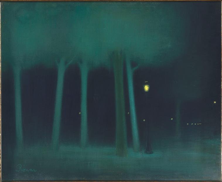 Um parque à noite de József Rippl Rónai