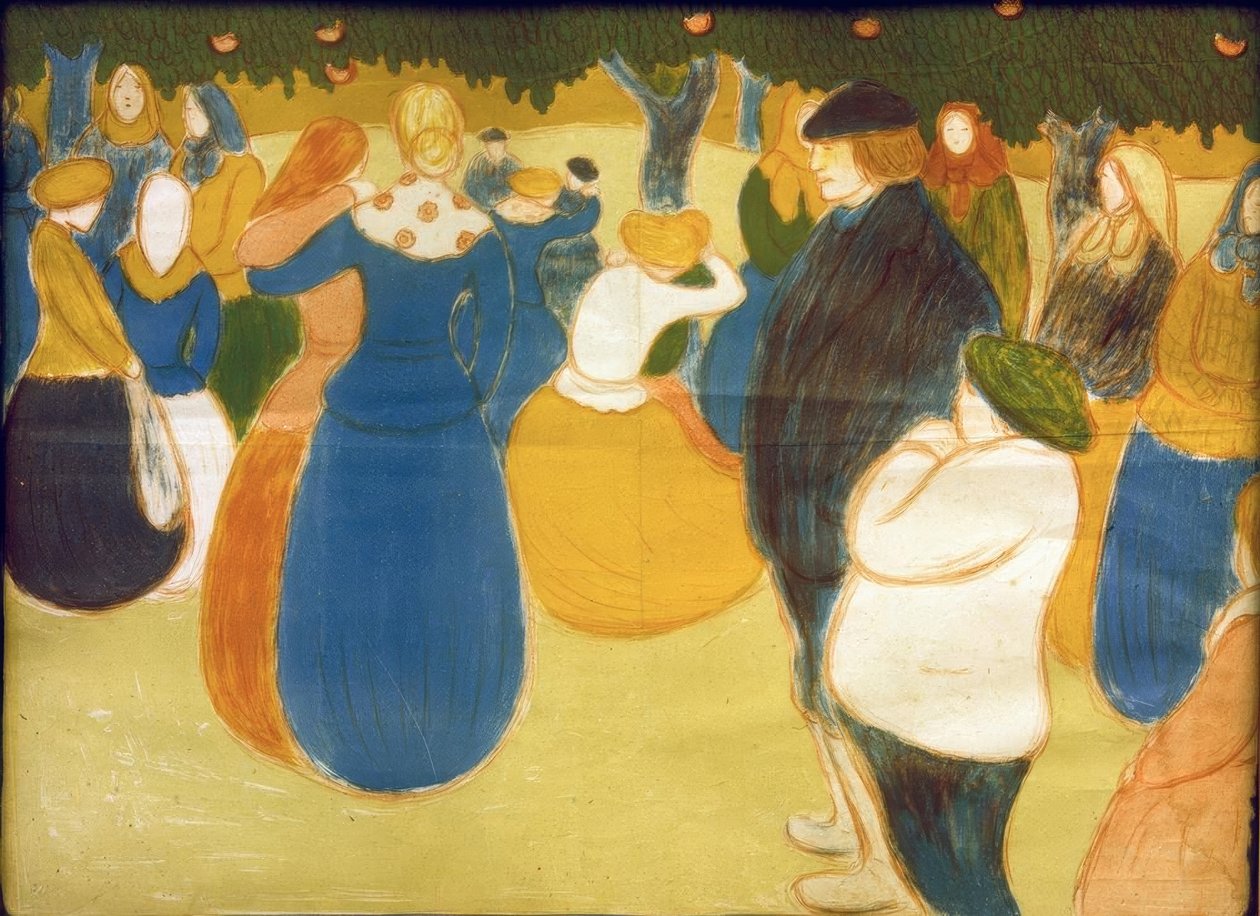 Festival folclórico na Bretanha de József Rippl Rónai