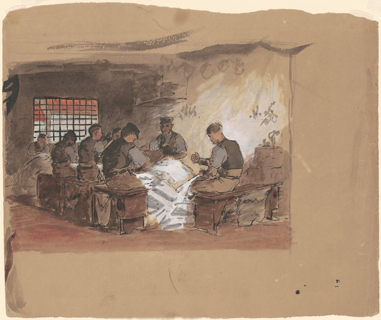 Fabricantes de velas [reto] de Jr. Enoch Wood Perry