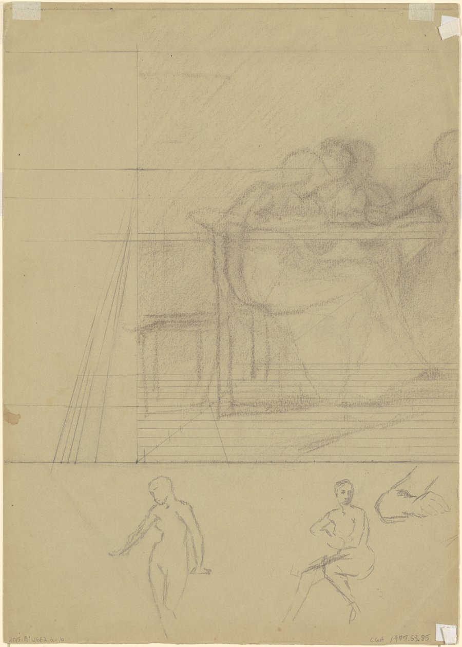 Estudos de Figuras [verso] de Jr. Enoch Wood Perry