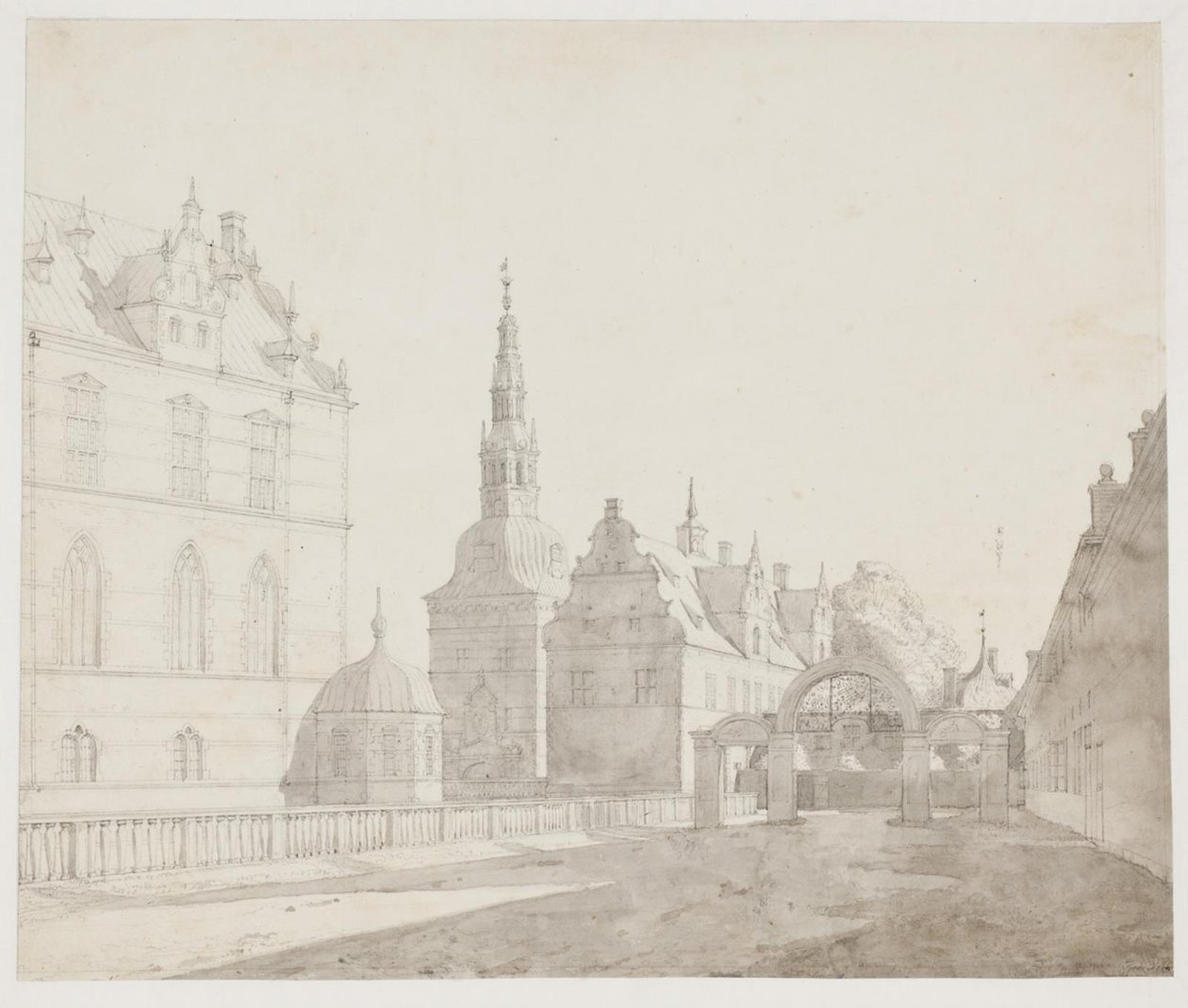 O carrossel no Castelo de Frederiksborg de Jørgen Roed