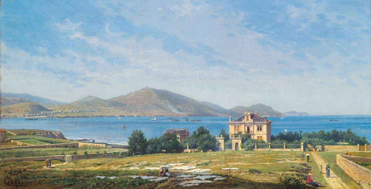 Vista, de, el, abra, bilbao, de, algorta de Juan de Barroeta