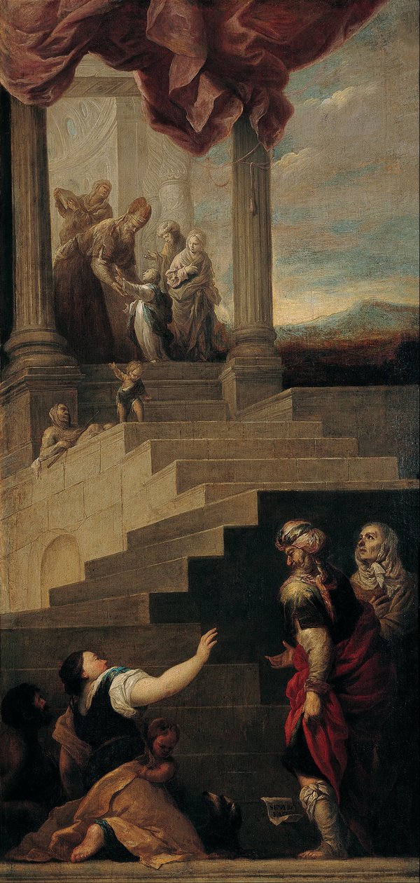 Introdução da Virgem no Templo de Juan de Sevilla