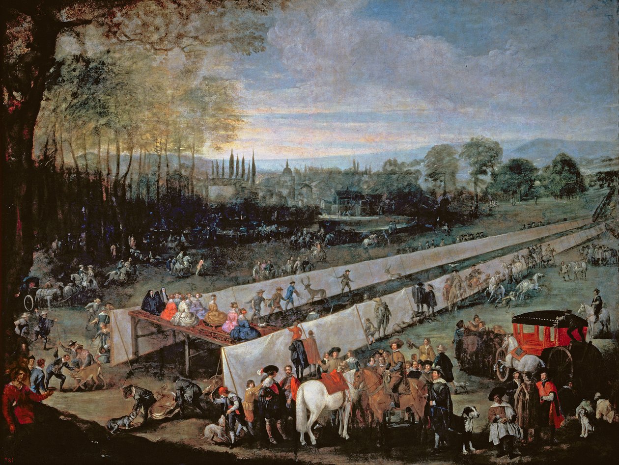 A Caceria del Tabladillo, Aranjuez de Juan Bautista Martinez Del Mazo