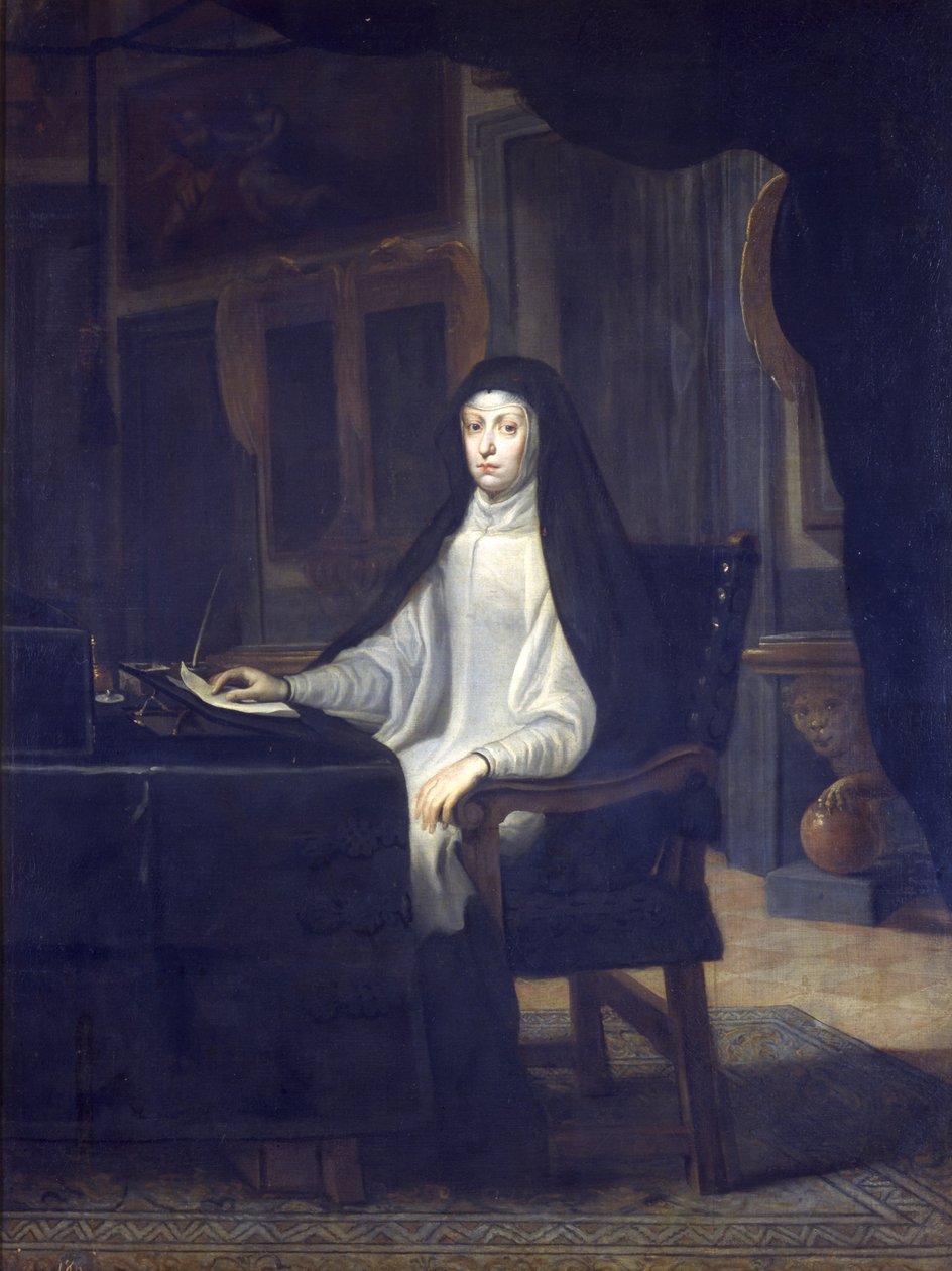 Retrato de Dona Mariana da Áustria de Juan Carreño de Miranda