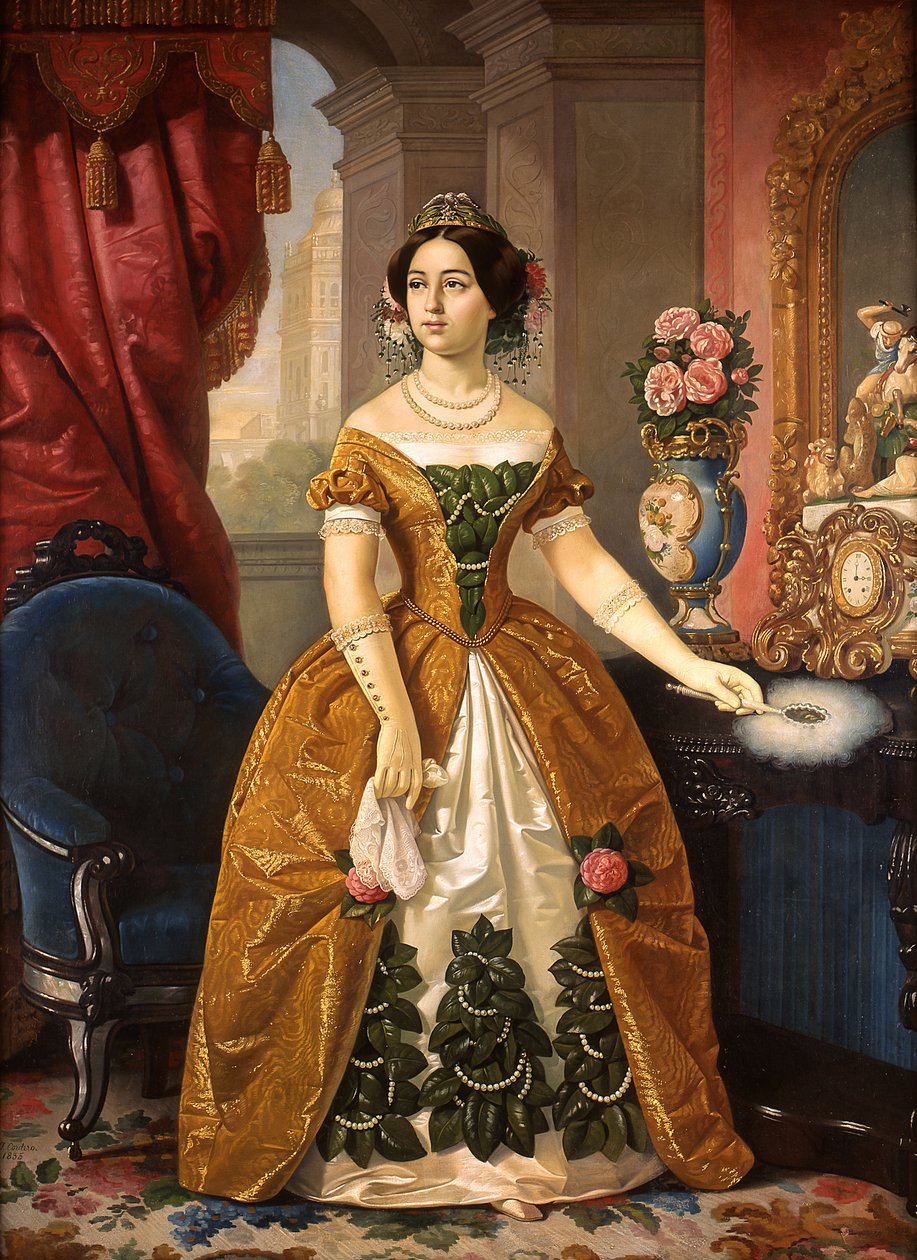 Retrato de Doña Dolores Tosta por Santa Anna de Juan Cordero