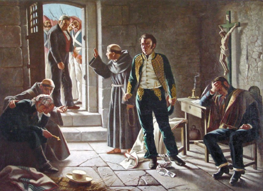 Os últimos momentos do general José Miguel Carrera de Juan Francisco Gonzales