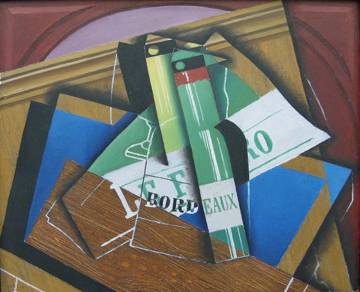 As garrafas de Bordeaux de Juan Gris