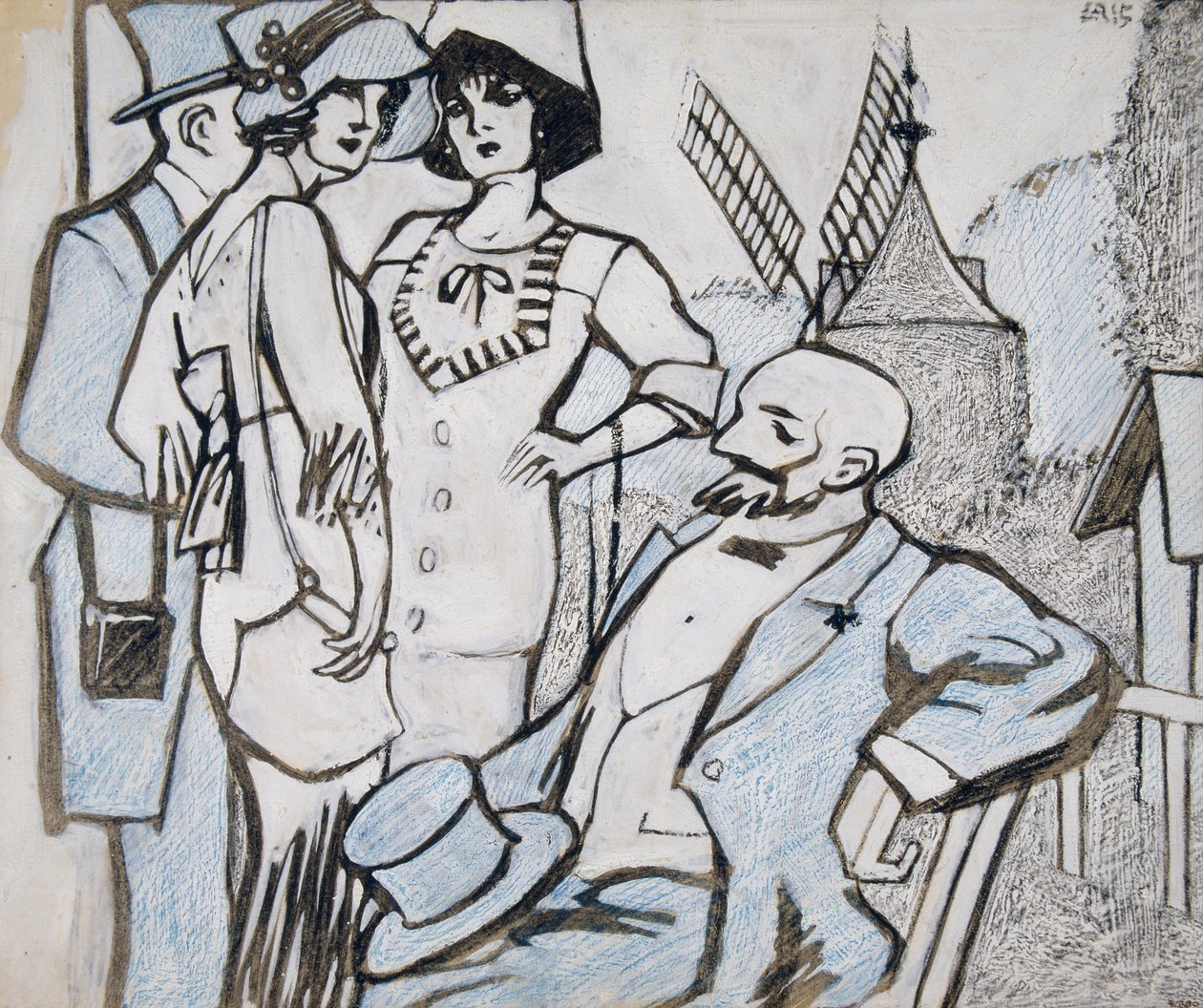 Nas corridas de Longchamps de Juan Gris