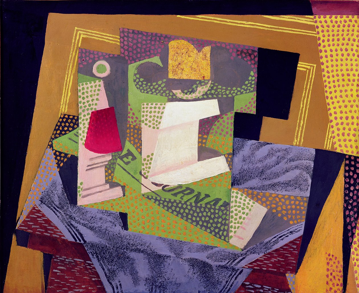 Composição sobre uma mesa, 1916 de Juan Gris
