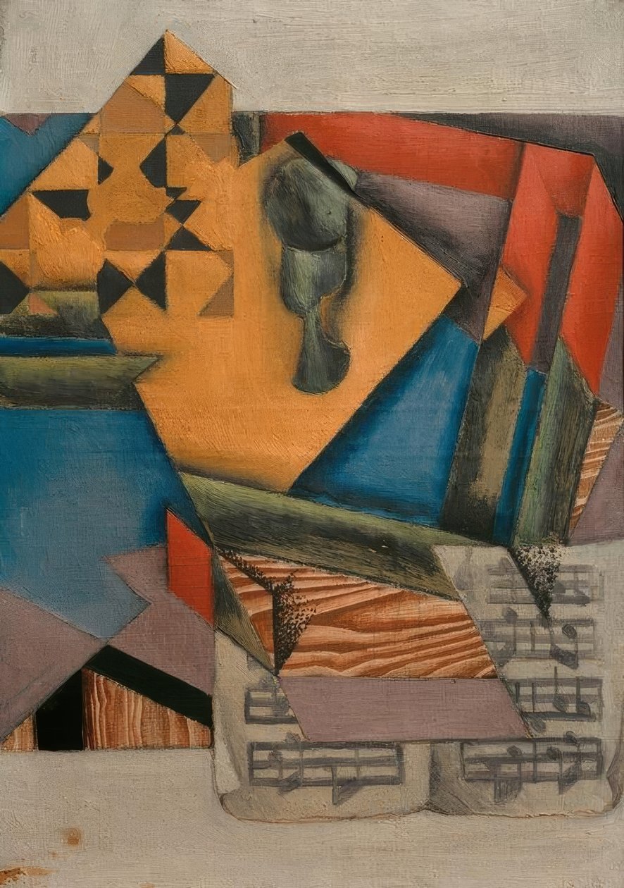 A partitura de Juan Gris
