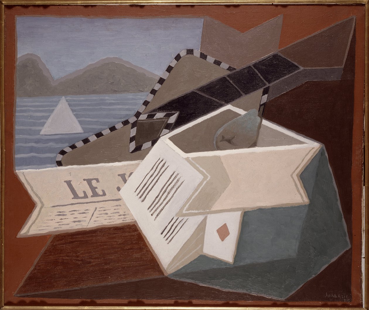 O violão em frente ao mar de Juan Gris