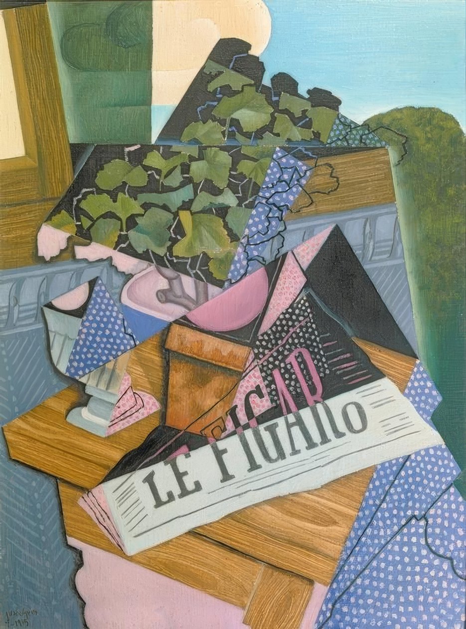 O pote de gerânio de Juan Gris