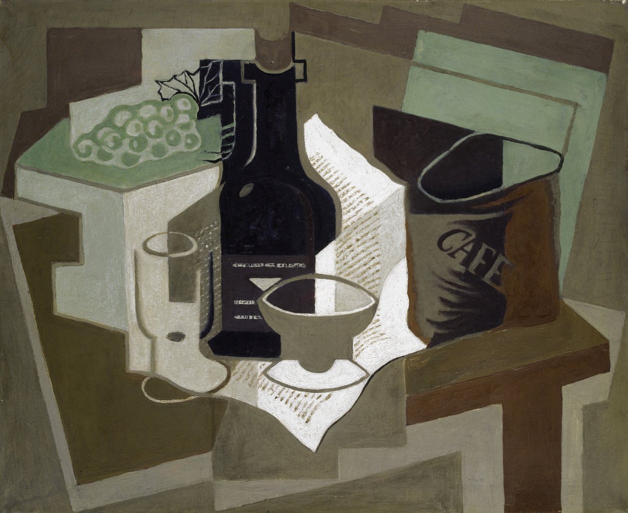 A sacola de café, 1920 de Juan Gris
