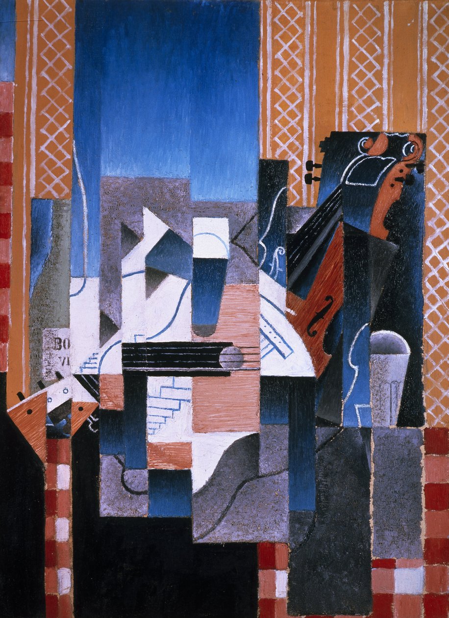 Violino e violão de Juan Gris