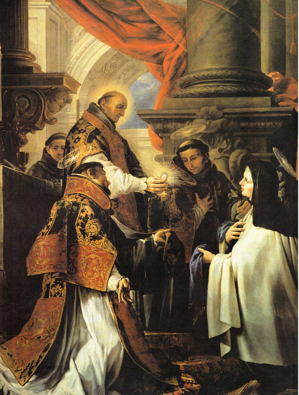 A comunhão de Santa Teresa de Juan Martín Cabezalero