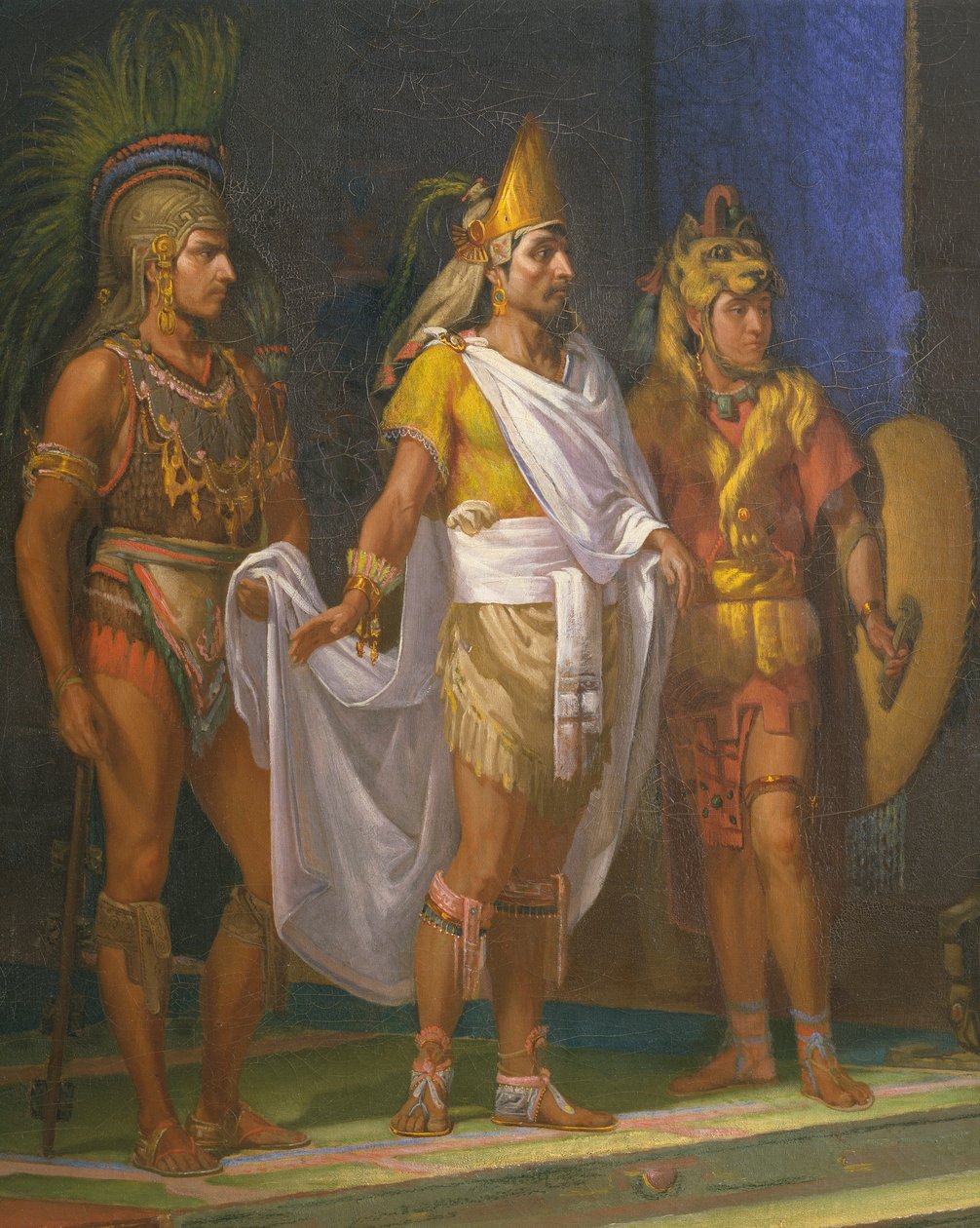 Imperador Montezuma II (c.1470-1520) de Juan Ortega