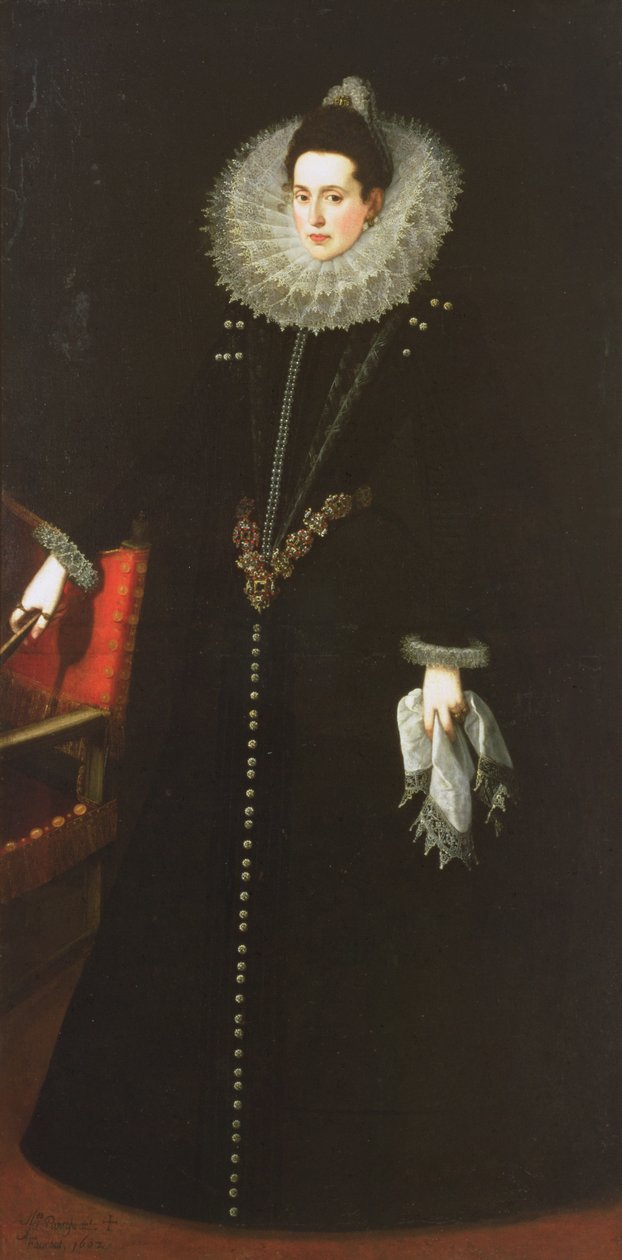 Catarina da Cerda, duquesa de Lerma, 1602 de Juan Pantoja de la Cruz