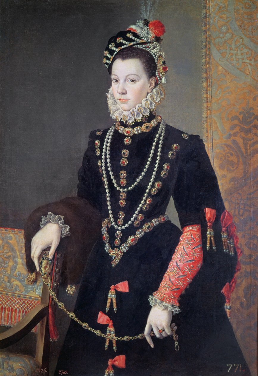 Elizabeth de Valois, c.1605 de Juan Pantoja de la Cruz