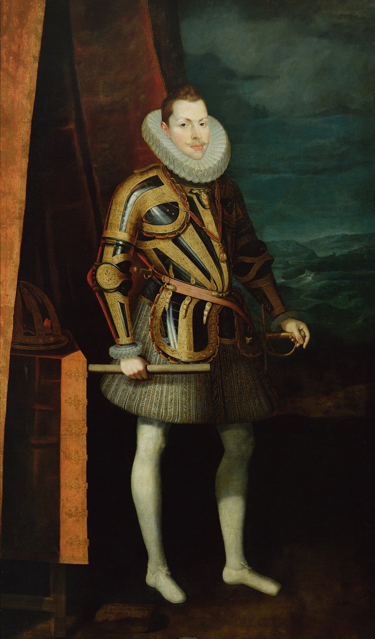 Filipe III (1578-1621), rei da Espanha, 1606 de Juan Pantoja de la Cruz