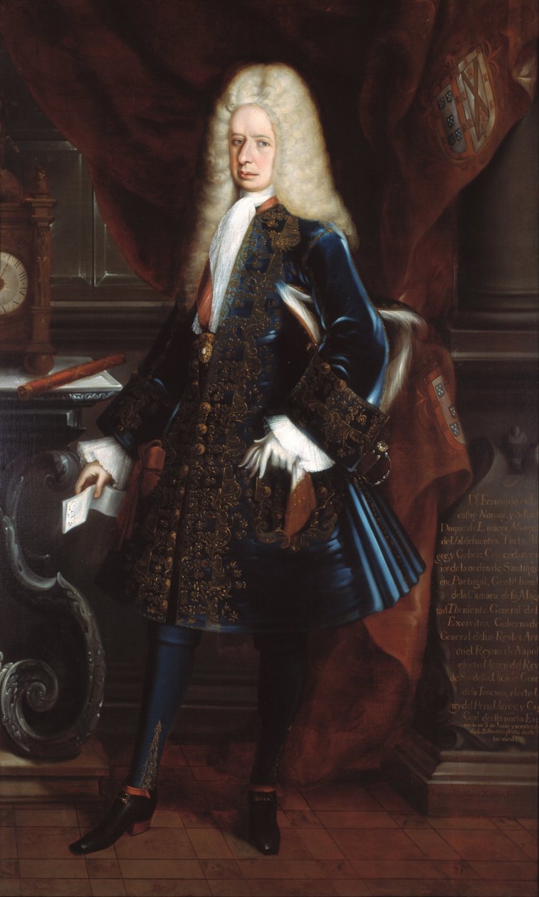 Retrato do vice-rei, o duque de Linares de Juan Rodríguez Juárez