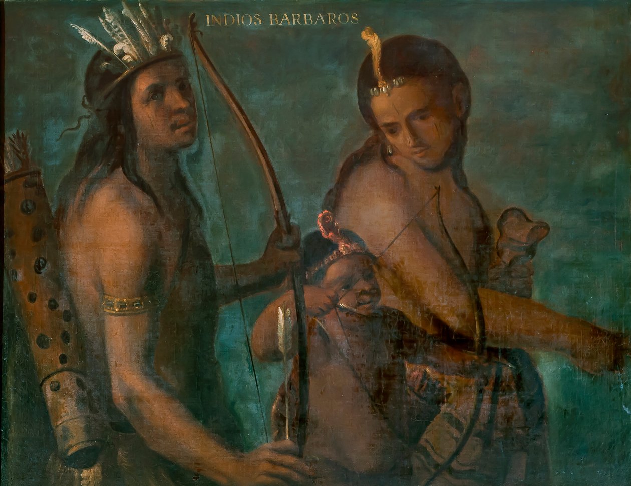 Índios bárbaros, c.1715 de Juan Rodríguez Juárez