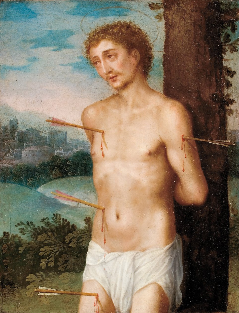 São Sebastião, depois de 1603 (óleo sobre cobre) de Juan Sanchez Cotan