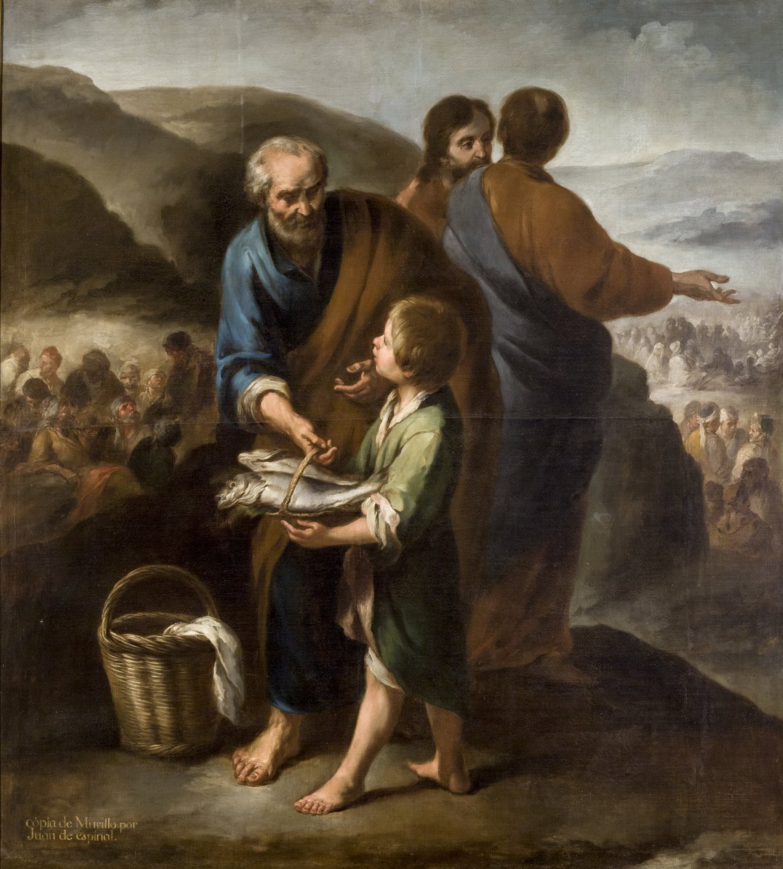 Milagre dos pães e peixes de Juan de Espinal