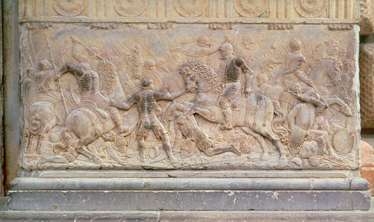 Painel de baixo relevo (mármore) de Juan de Orea