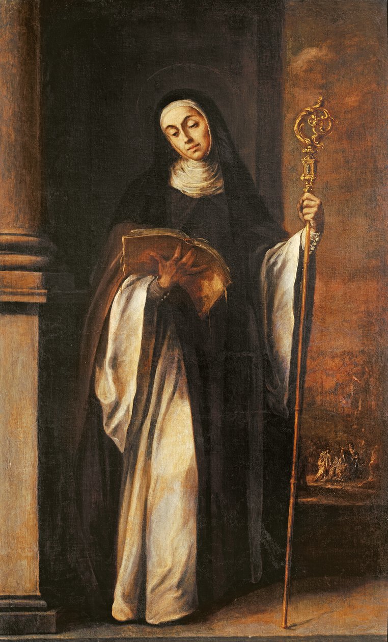 St. Paula ou uma abadessa, 1655 de Juan de Valdes Leal