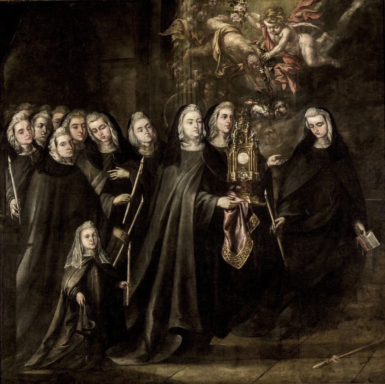 A procissão de Santa Clara de Asís de Juan de Valdés Leal  