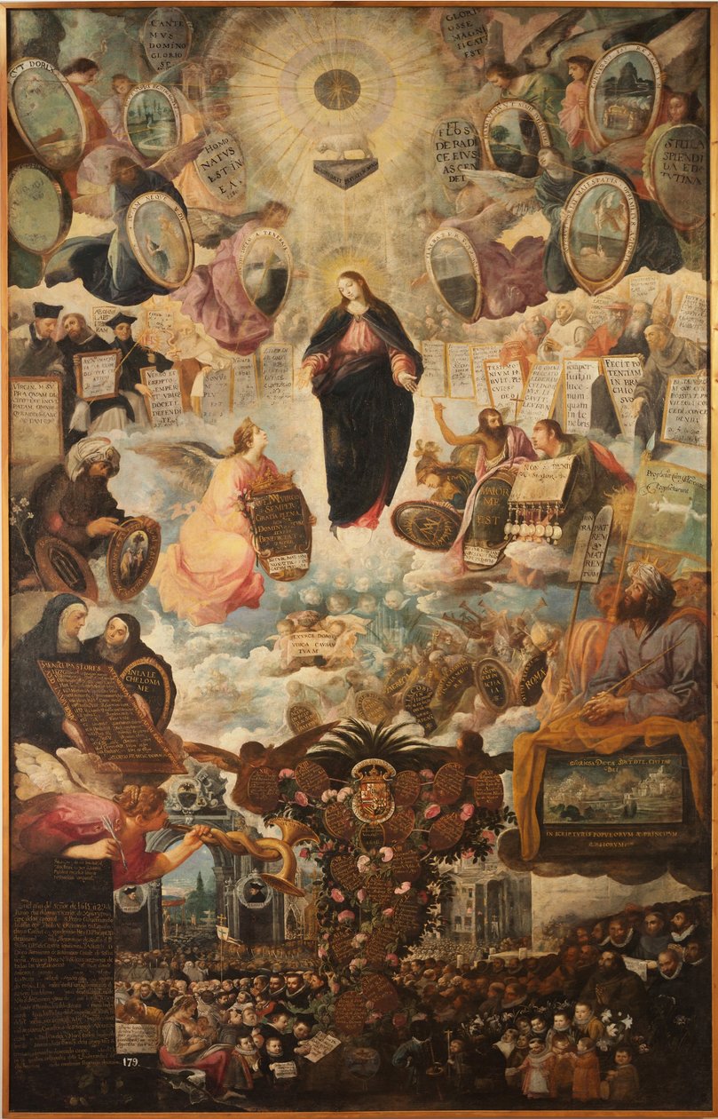 Alegoria da Virgem Imaculada de Juan de las Roelas  
