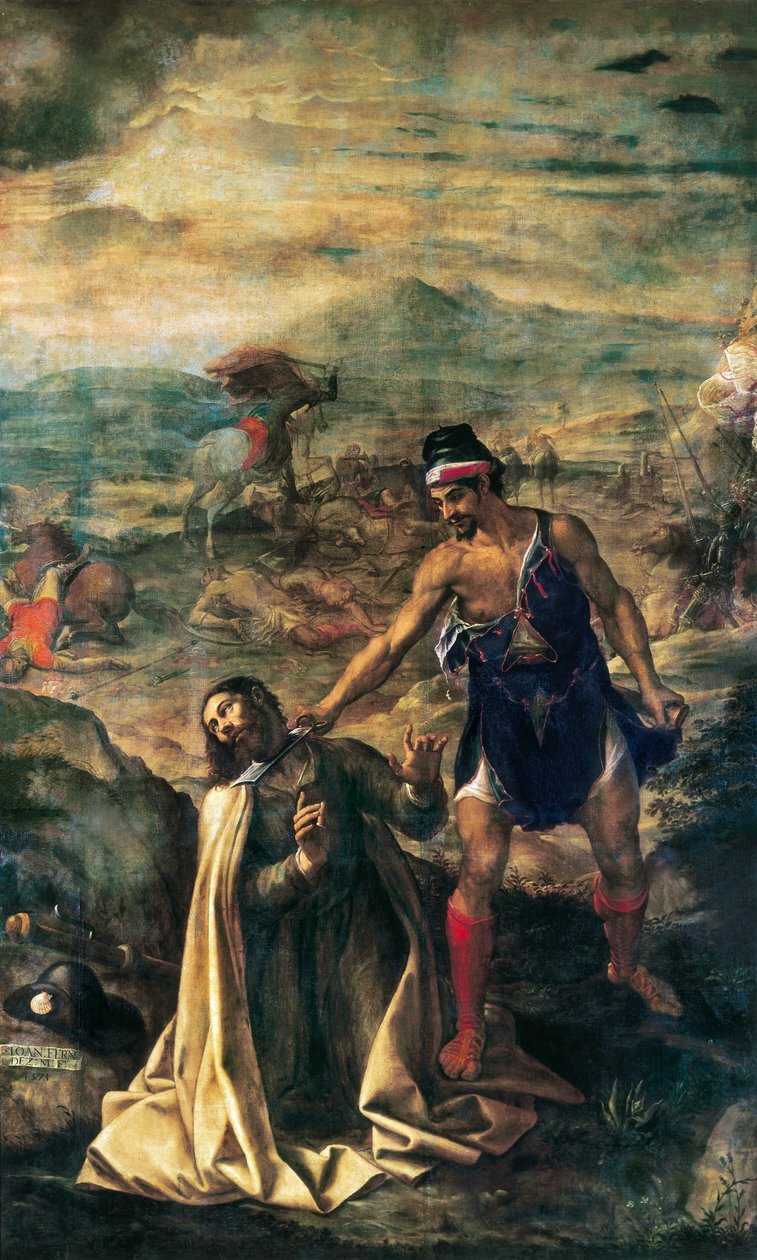 A decolagem de São Tiago, o Grande de Juan (1526 1579) Fernandez Navarette