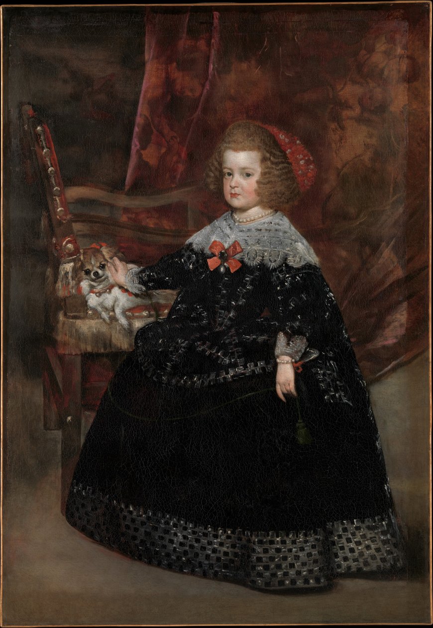 María Teresa (1638-83), Infanta de Espanha, c.1645 (óleo sobre tela) de Juan Bautista Martinez Del Mazo