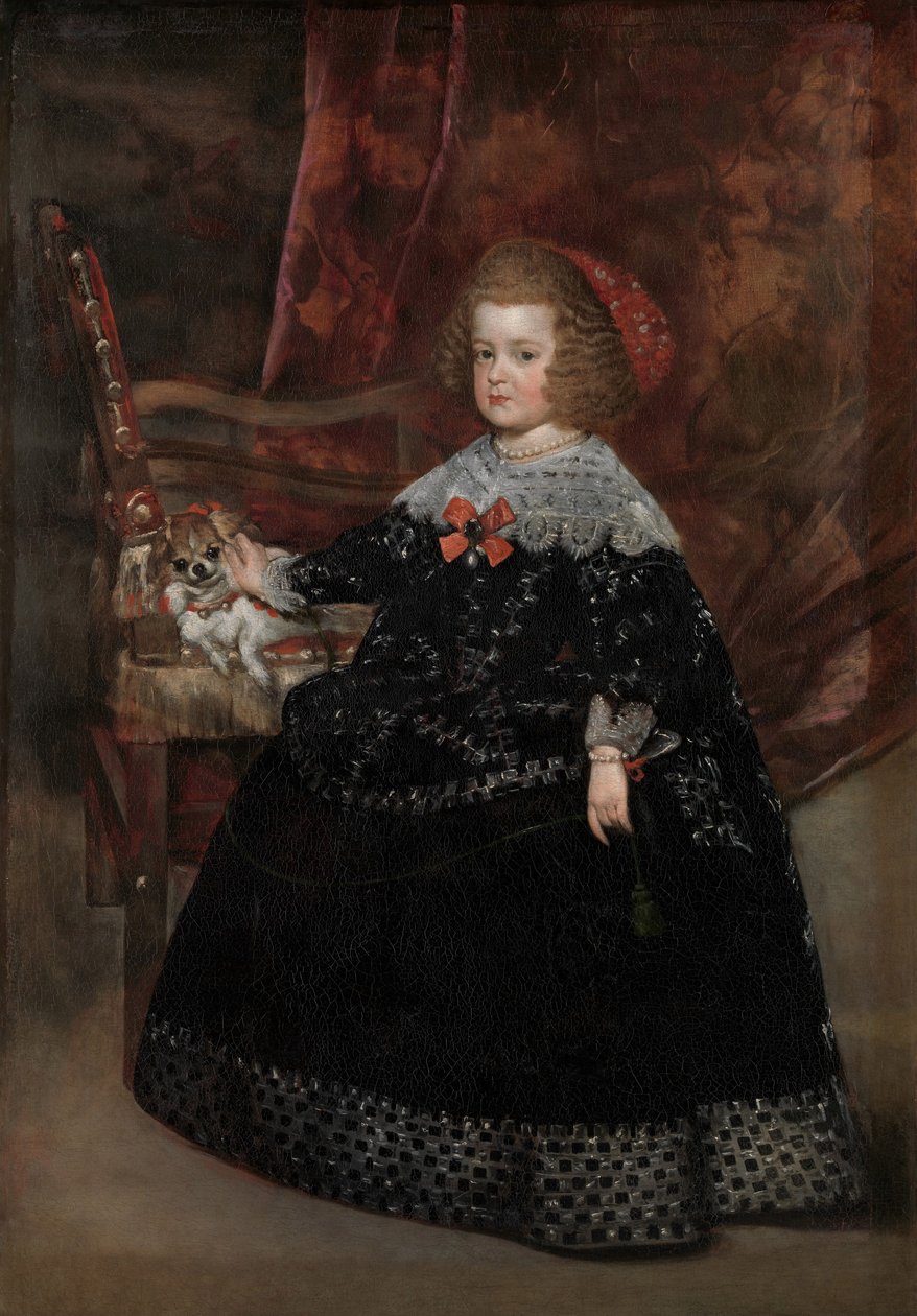 Maria Teresa, Infanta da Espanha, c.1645 (óleo sobre tela) de Juan Bautista Martinez Del Mazo