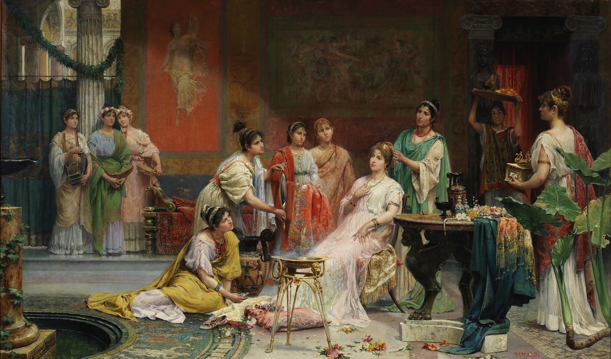 Toilette de uma dama romana de Juan Giménez Martín