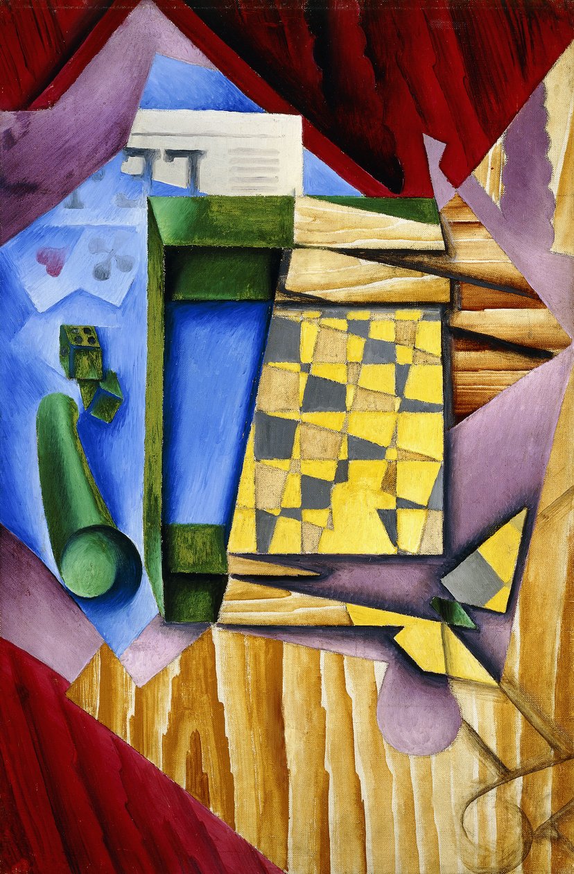 Gamão, 1913-14 de Juan Gris