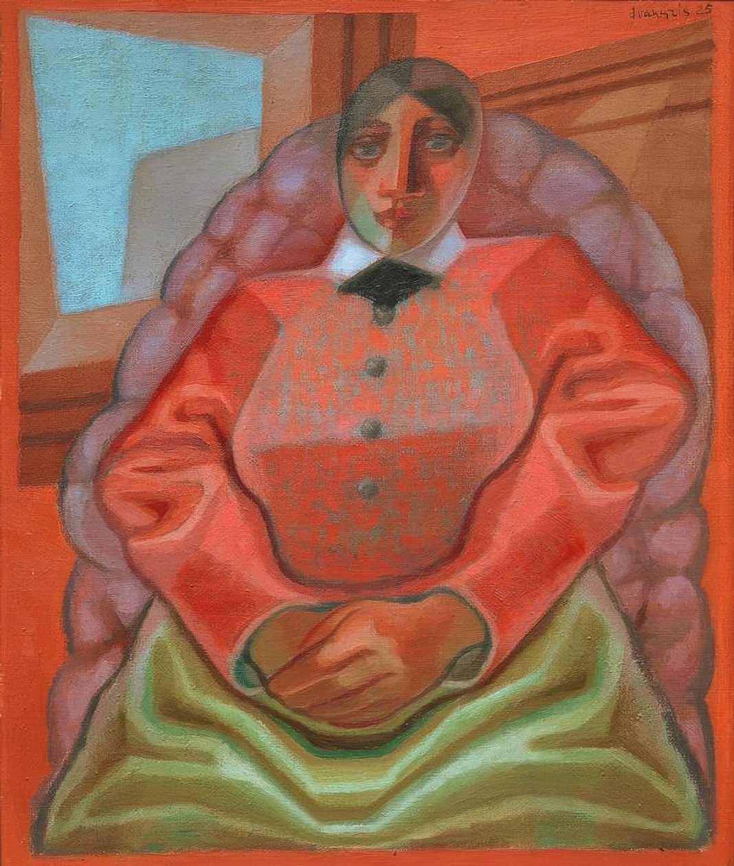 Mulher na poltrona de Juan Gris