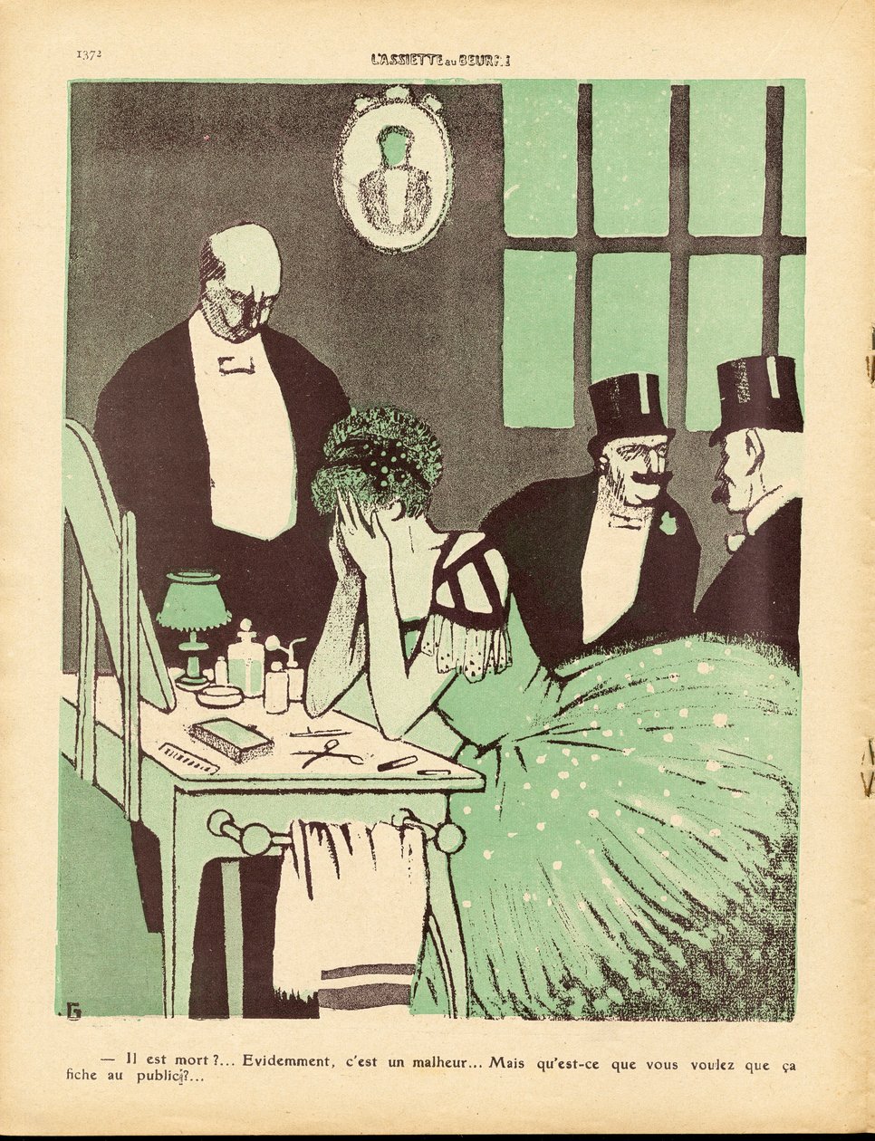 A Placa de Manteiga, número 450, de cor satírica de Juan Gris