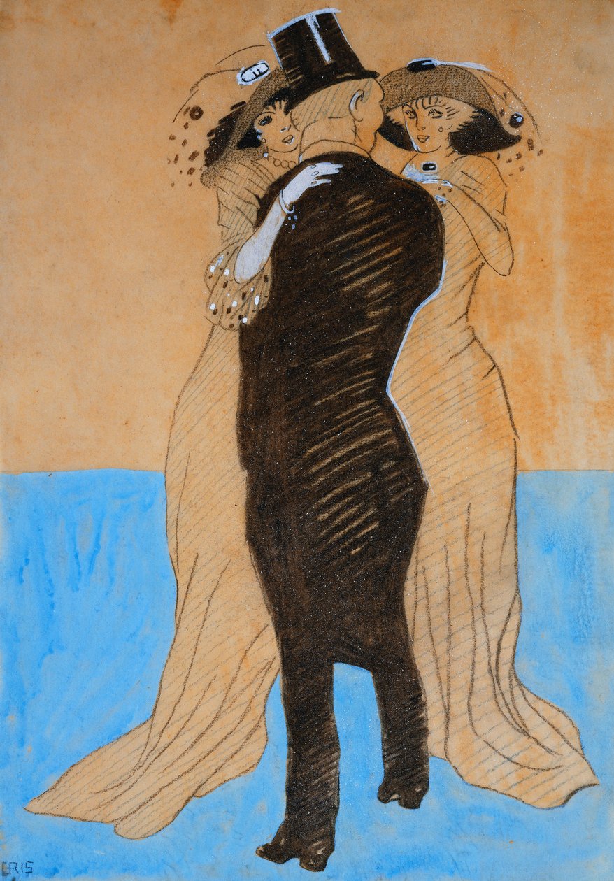 A bajulação, 1908 de Juan Gris
