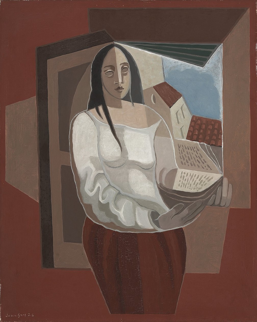 A luz da leitura, 1926 de Juan Gris