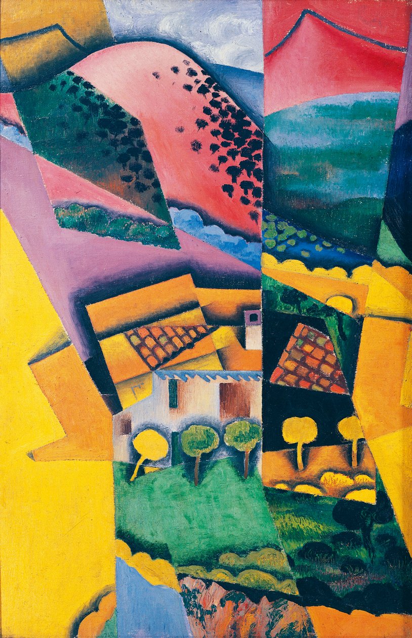 Paisagem na Ceret de Juan Gris